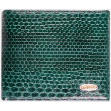 Genuine snake leather wallet USSN04 Green