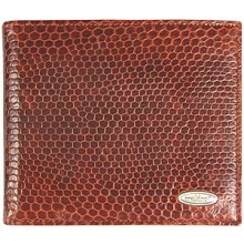 Genuine snake leather wallet USSN04 Tan