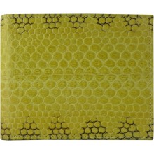 Genuine snake leather wallet USSN04 Yellow