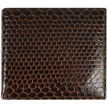 Genuine snake leather wallet USSN14 Brown