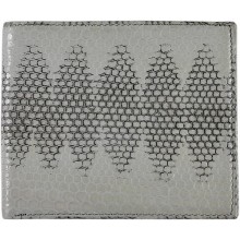 Genuine snake leather wallet USSN14 Bone