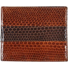 Genuine snake leather wallet USSN39 Tan / Brown