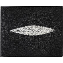 Genuine stingray leather wallet USW03C Black