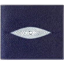 Genuine stingray leather wallet USW03C Blue