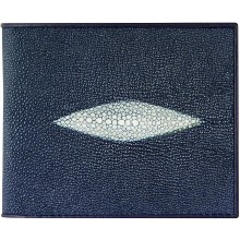 Genuine stingray leather wallet USW08Z Blue