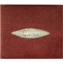 Genuine stingray leather wallet USW08Z Burgundy