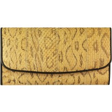 Genuine viper snake leather wallet VIPW10TH Beige