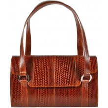 Genuine snake leather bag VSN105 Tan