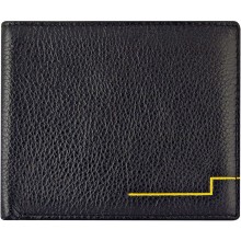 Genuine cow leather wallet WLW019 Black