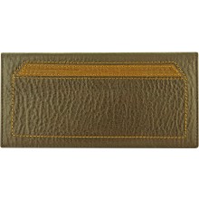 Genuine cow leather wallet WLW022 Dark Brown / Brown
