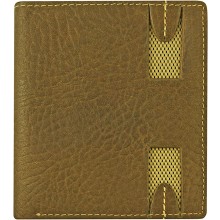 Genuine cow leather wallet WLW030 Brown