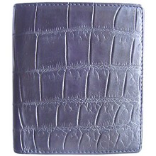 Genuine crocodile leather wallet WN02005 Black