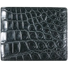 Genuine crocodile leather wallet WN02012 Black