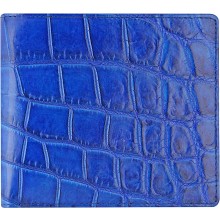 Genuine crocodile leather wallet WN02016 Blue