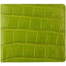 Genuine crocodile leather wallet WN02016 Canary