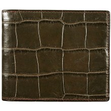 Genuine crocodile leather wallet WN02016 Maroon