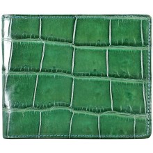 Genuine crocodile leather wallet WN02028 Green