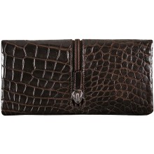 Genuine crocodile leather exclusive wallet WN02107 Maroon