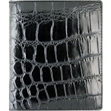 Genuine crocodile leather wallet WN1202HK Black