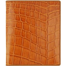 Genuine crocodile leather wallet WN1202HK Tan