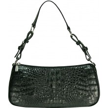 Genuine alligator leather bag YCM302 Black