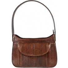 Genuine snake leather bag YSN129 Brown