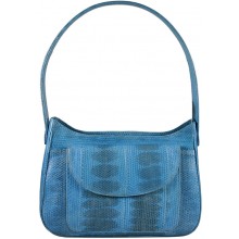 Genuine snake leather bag YSN129 N.Blue