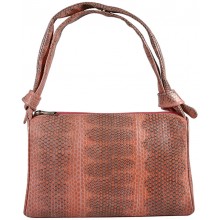 Genuine snake leather bag YSN261 N.Old Rose