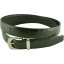 Genuine crocodile leather belt 102AMT Black