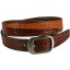 Genuine alligator leather belt 102C2 Brown