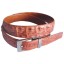 Genuine alligator leather belt 102CKP Tan