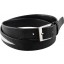 Genuine stingray leather belt 102RP Black