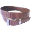 Genuine alligator leather belt 102SMT Brown