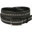 Genuine stingray leather belt 105KFB Black