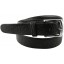 Genuine stingray leather belt 105RR Black