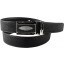 Genuine stingray leather belt 105RRB Black