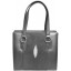 Genuine stingray leather bag 3-8255 Black