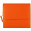 Genuine cow leather wallet 52-D Orange / MC