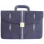 Genuine stingray leather briefcase 77716 Black