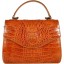 Genuine alligator leather bag 8805-11 Tan