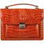 Genuine alligator leather briefcase 8829 Tan