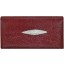 Genuine stingray leather bag A006-10 Burgundy