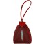 Genuine stingray leather bag A009-02 Burgundy