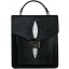 Genuine stingray leather briefcase A036 Black