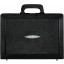 Genuine stingray leather attache case A050 Black
