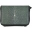 Genuine stingray leather bag A074SA Green