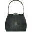 Genuine stingray leather bag A114SA Black