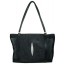 Genuine stingray leather bag A121 Black