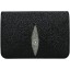 Genuine stingray leather bag A184 Black