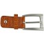 Alligator leather loop buckle ALBUCKLE01-13 Tan